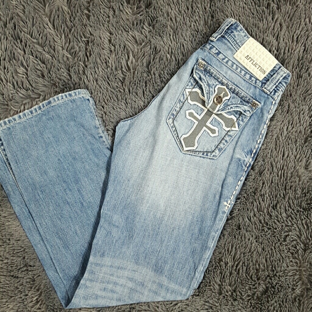 Great condition Affliction mens jeans